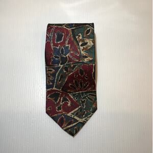 Byerly Court Geometric Classic Wide Silk Mens Necktie